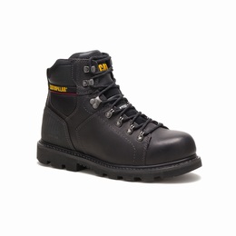 Caterpillar Alaska 2.0 Steel Toe Work Férfi Bakancs Fekete, HU-C096